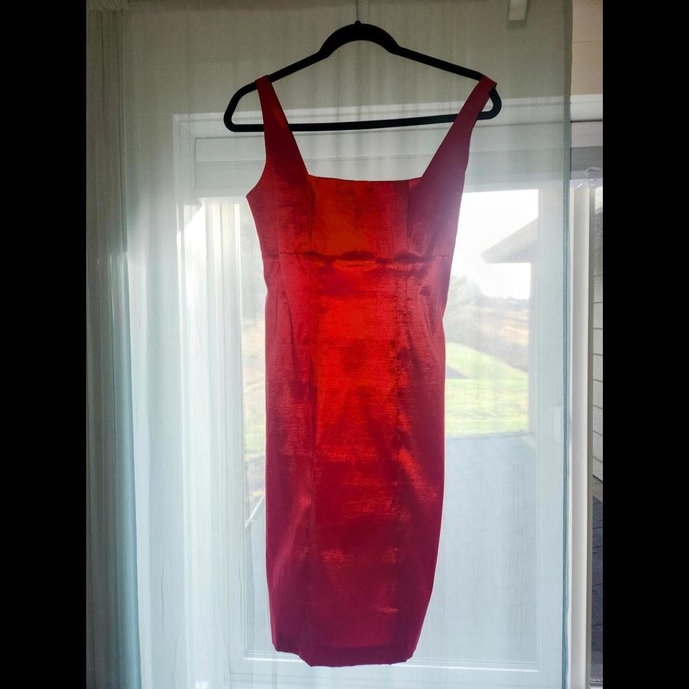 Calvin Klein Red Pencil Dress, size 4